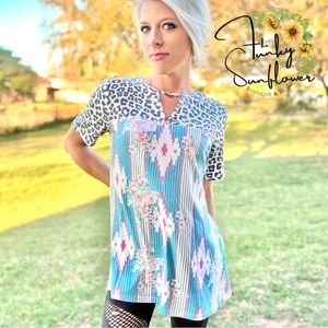 C̺͆L̺͆E̺͆A̺͆R̺͆A̺͆N̺͆C̺͆E̺͆ Leopard Aztec Low V Top